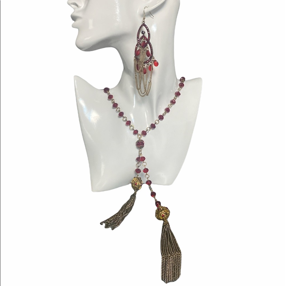 Catherine Stein Necklace & Earring set🧩